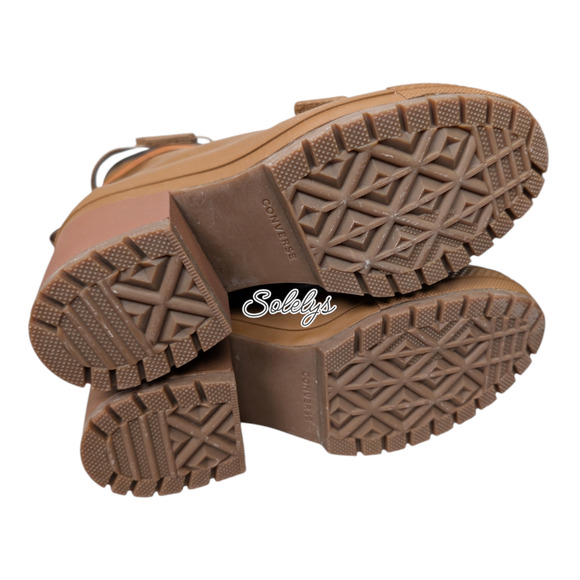 Converse CTAS GR82 XHI Leather Platform Sneaker Boot Mountain Club Clove Brown 8 - Picture 6 of 10